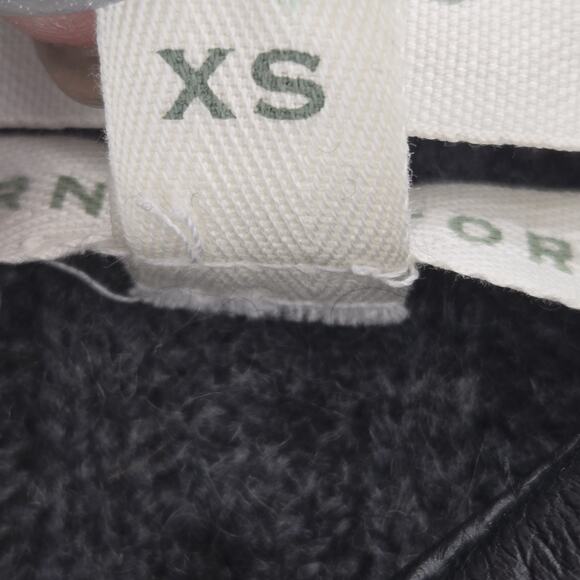 Burning Torch 100% Recycled Cashmere Cardigan Sweater Jacket XS Charcoal Gray - Picture 7 of 10